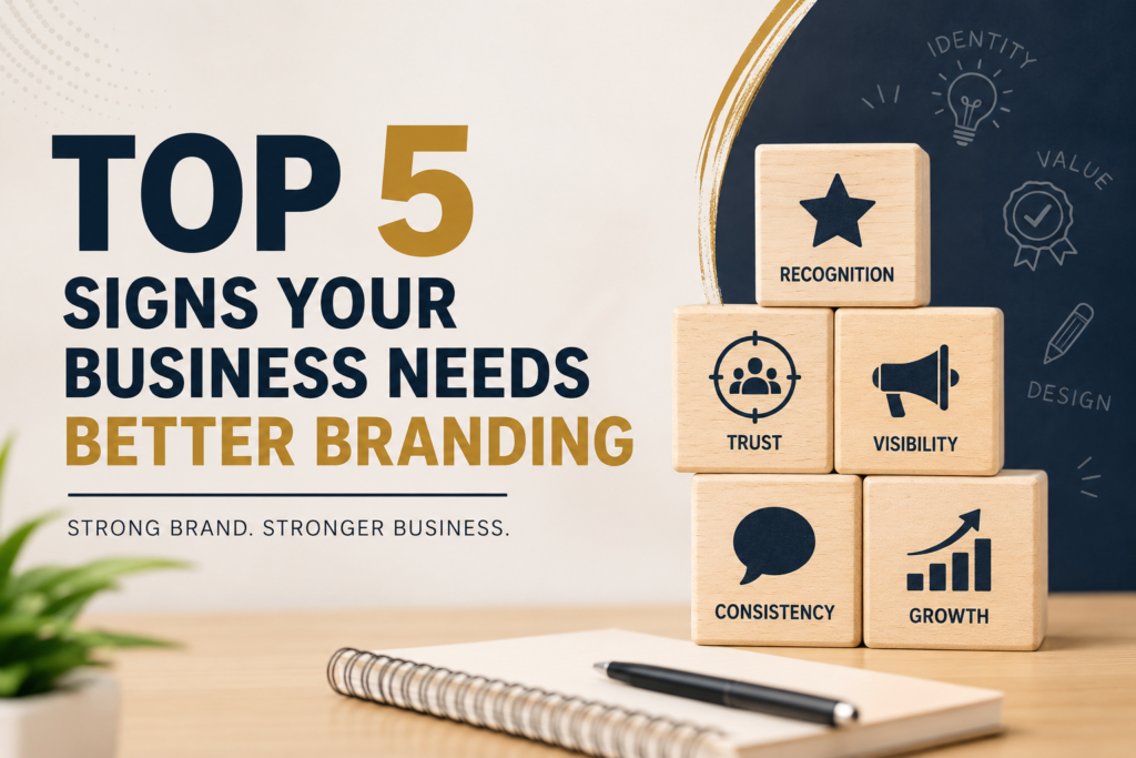 Top 5 Signs Your Business Needs Better Branding